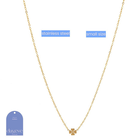 Clover Necklace - 14K - goudkleurig - Modeaccessoires - Juwelen - Kettingen