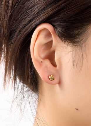 Clover Stud - 14K - goud - Modeaccessoires - Juwelen - Oorbellen