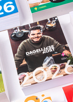 Calendrier alimentaire quotidien détachable 2026