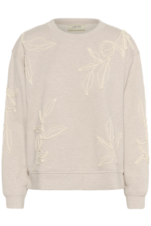 CRLovisa Embroidery Sweatshirt 10614262 100232 Kleding Truien en cardigans