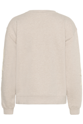 CRLovisa Embroidery Sweatshirt 10614262 100232 Kleding Truien en cardigans