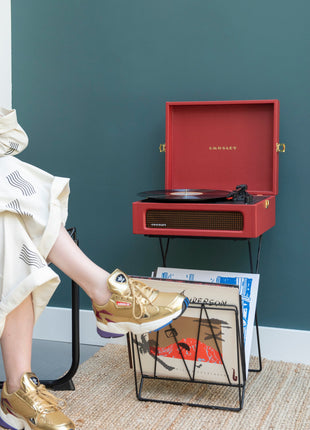 Crosley Voyager Bluetooth In & uit platenspeler - Burgundy rood - Cadeau’s & Lifestyle - Muziek