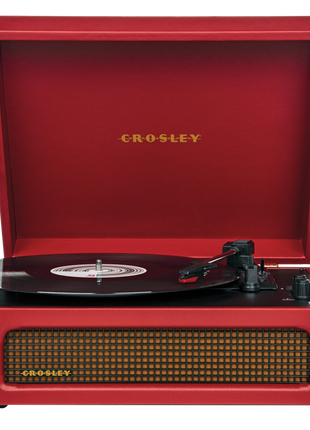 Crosley Voyager Bluetooth In & uit platenspeler - Burgundy rood - Cadeau’s & Lifestyle - Muziek