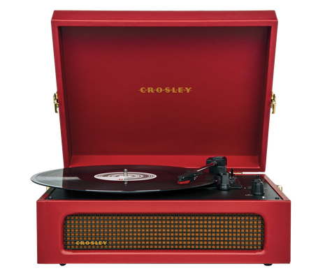 Crosley Voyager Bluetooth In & uit platenspeler - Burgundy rood - Cadeau’s & Lifestyle - Muziek
