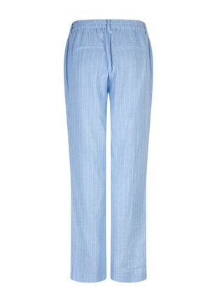 Linnen broek met streep - Claudette - SRB4915 by Red Button
