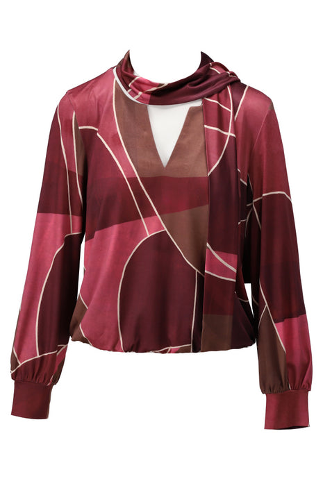 Top met sjaaltje & print - D307 - P165