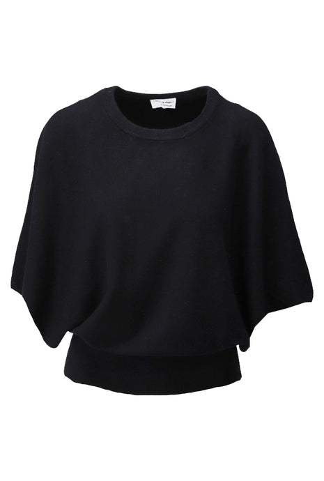 Pullover cape stijl - D827L - Black