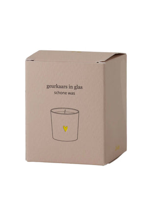 Geurkaars glas in doosje little and loved - 0503-0175 by Zusss