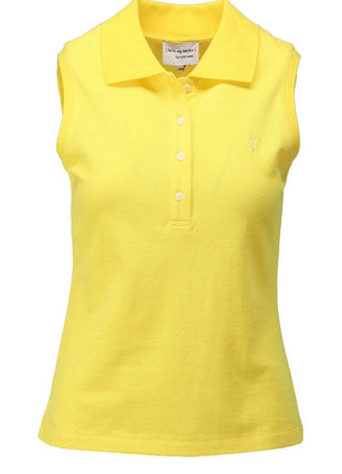 Polo zonder mouwen - Lemon zest - C754L by K.Design