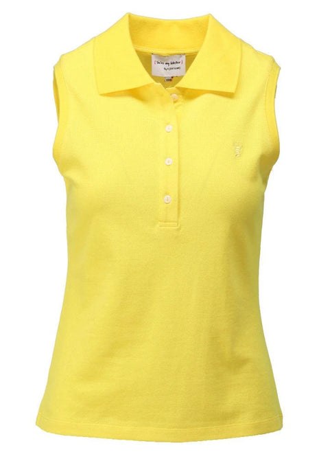 Polo zonder mouwen - Lemon zest - C754L by K.Design