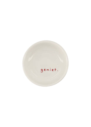 Dipschaaltje - ’Geniet’ - Lifestyle - Koken & Tafelen - PotjesSchaaltjes