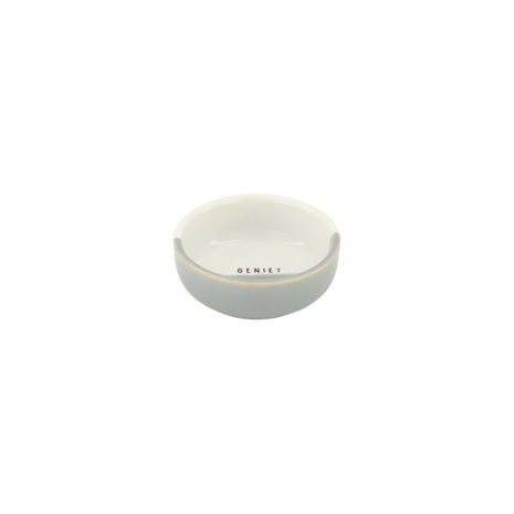 Dipschaaltje geniet wit/grijsblauw (0702-068) - Lifestyle - Koken & Tafelen - Servies