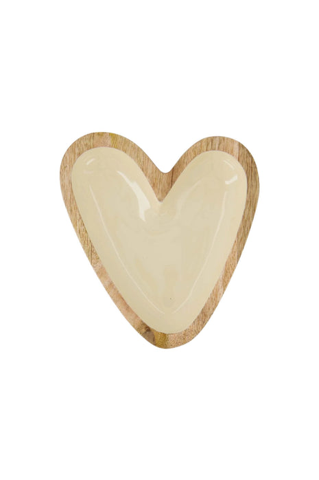 Houten kom hartje s - 0702-0042 by Zusss