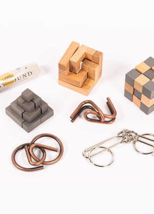 Ensemble de 7 puzzles des Sept Merveilles du Monde