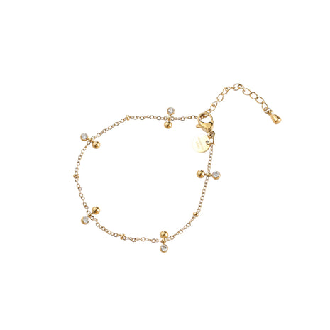 Double Dots Bracelet - goudkleurig - Modeaccessoires - Juwelen - Armbandjes