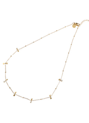 Double Dots Necklace - goudkleurig - Modeaccessoires - Juwelen - Kettingen