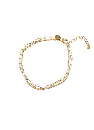 Double Link Bracelet - goud - Modeaccessoires - Juwelen - Armbandjes