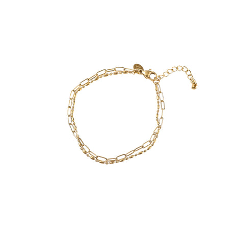 Double Link Bracelet - goud - Modeaccessoires - Juwelen - Armbandjes