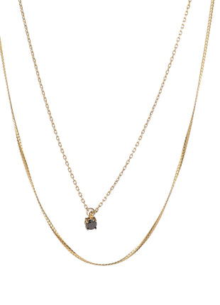 Double Necklace - 14K - goudkleurig - Modeaccessoires - Juwelen - Kettingen