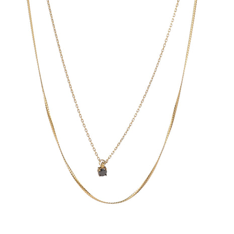 Double Necklace - 14K - goudkleurig - Modeaccessoires - Juwelen - Kettingen