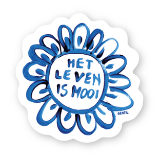 Sticker Het Leven Is Mooi - Gentil