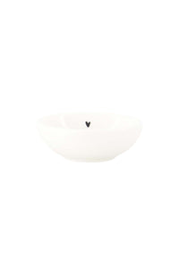 Dipschaaltje Hart - 0702-0072 - wit / zwart