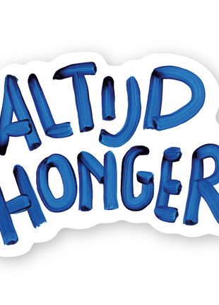 Sticker Altijd Honger - Gentil