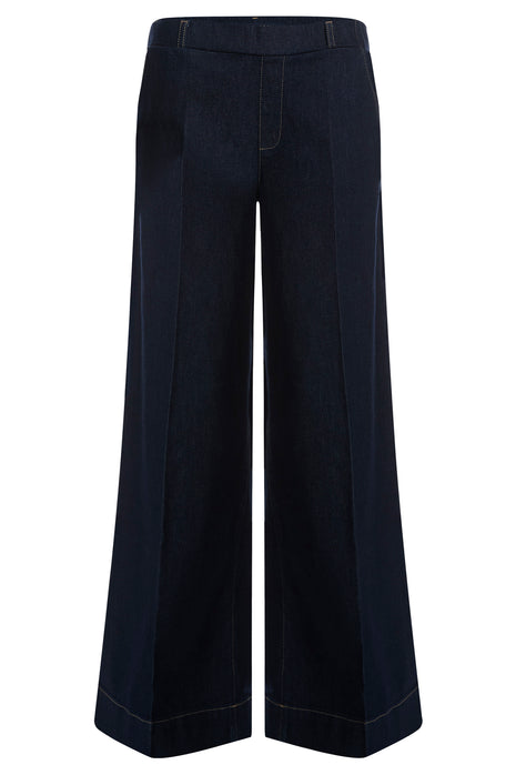 Para Mi Lizzy extra wide leg jeans in Indigo Blue - vooraanzicht
