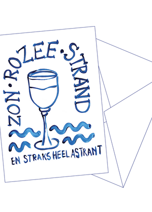 Postkaart Rozee - Gentil