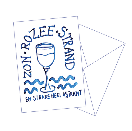 Postkaart Rozee - Gentil