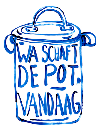 Poster Wa Schaft De Pot - Gentil