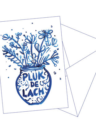 Postkaart Pluk De Lach - Gentil