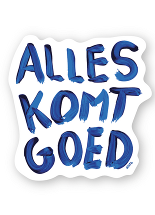 Sticker Alles Komt Goed - Gentil