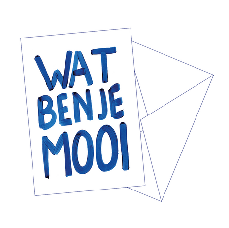 Postkaart Wat Ben Je Mooi - Gentil