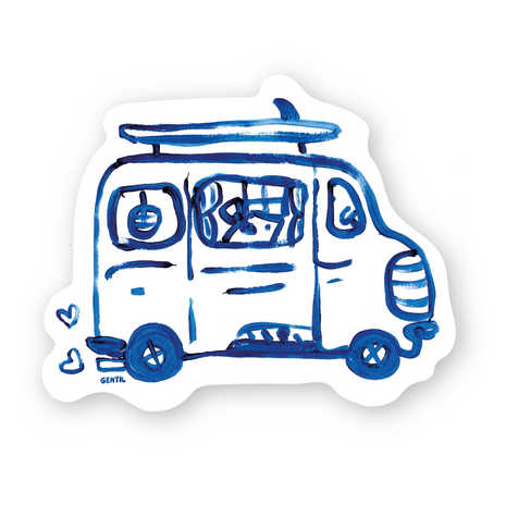 Sticker Busje - Gentil