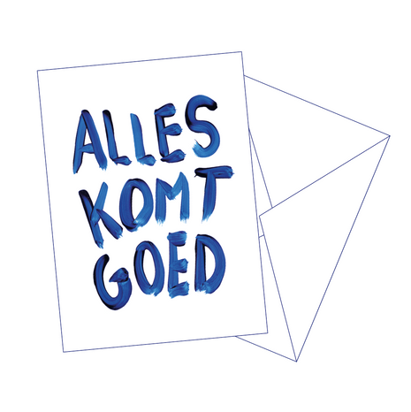 Postkaart Alles Komt Goed - Gentil