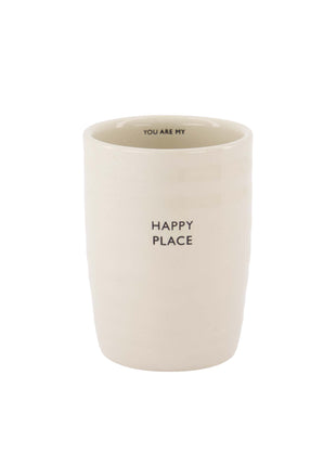 Koffiemok Happy Place zand - Zusss