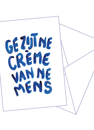Postkaart Creme - Gentil