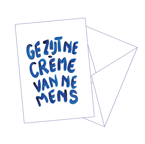 Postkaart Creme - Gentil