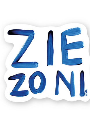 Sticker Zie Zo Ni - Gentil