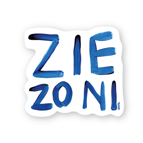 Sticker Zie Zo Ni - Gentil