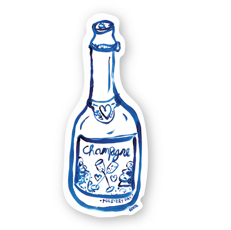 Sticker Champagne - Gentil