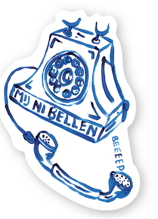 Sticker Mij Ni Bellen - Gentil
