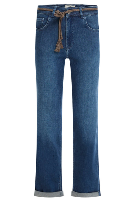 Para Mi Bobby loose fit jeans in Washed Night - vooraanzicht