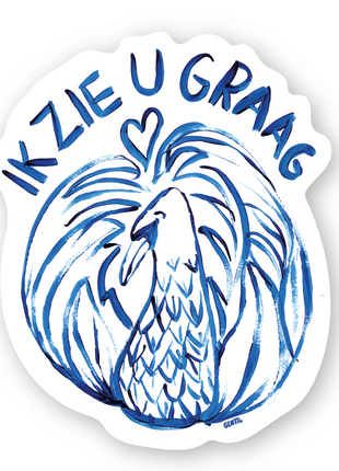 Sticker Ik Zie U Graag - Gentil