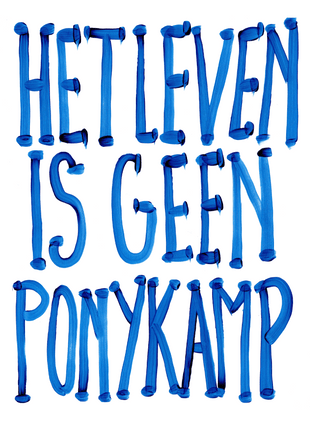Poster Ponykamp - Gentil