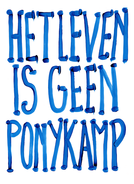 Poster Ponykamp - Gentil