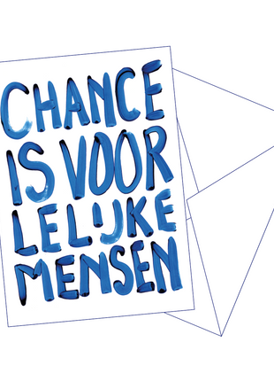 Postkaart Chance - Gentil