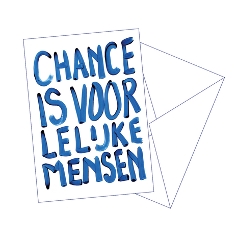 Postkaart Chance - Gentil