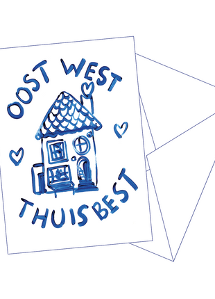 Postkaart Oost West - Gentil
